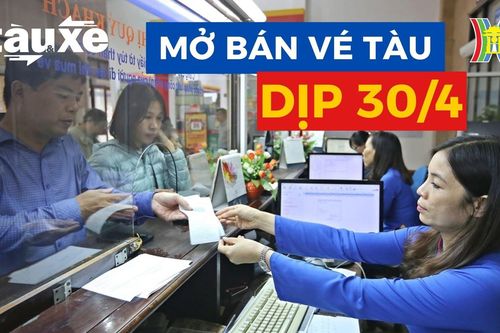 Mở bán vé các đoàn tàu chạy thường xuyên dịp lễ 30/4| Bản tin Tàu và xe | 16/03/2024