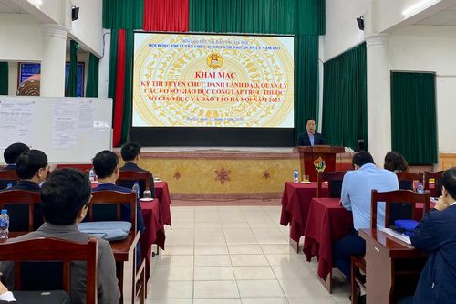 61 ứng viên tham gia thi tuyển hiệu trưởng, hiệu phó các trường công lập Hà Nội