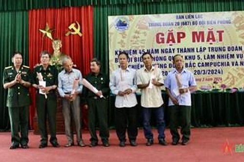 Trung đoàn 20 Công an nhân dân vũ trang kỷ niệm 45 năm Ngày thành lập