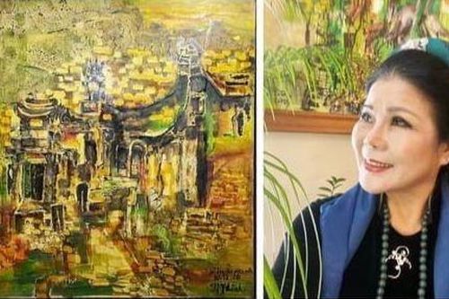 Nữ họa sỹ Việt kiều Văn Dương Thành mang tranh của danh họa Bùi Xuân Phái từ Thụy Điển về Việt Nam triển lãm