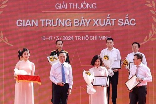 Thông tấn xã Việt Nam đoạt giải A hạng mục Gian trưng bày xuất sắc