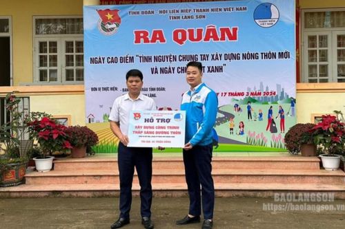 Nhiều hoạt động hưởng ứng ngày cao điểm tình nguyện chung tay xây dựng nông thôn mới