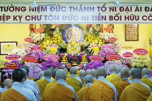 Tưởng niệm Đức Thánh Tổ Ni Đại Ái Đạo Kiều Đàm Di tại tổ đình Từ Nghiêm (Q.10, TP.HCM)