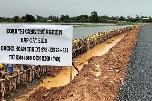 Nhiều dự án giao thông thí điểm dùng cát biển làm nền đường