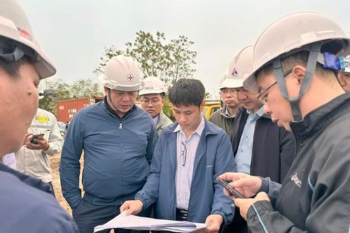Đôn đốc tiến độ thi công đường dây 500kV mạch 3 của nhà thầu Sông Đà 11