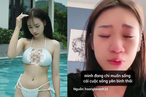 Bị khui quá khứ, TikToker Hoàng Lan Anh bật khóc nức nở trên livestream