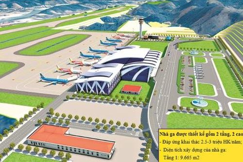 Lào Cai: Tăng hơn 726 tỷ đồng đầu tư Dự án xây dựng Cảng hàng không Sa Pa