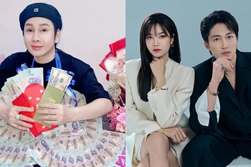 Con nuôi NSƯT Vũ Linh khoe được tặng cả xấp tiền, Đình Tú tình tứ bên bạn diễn