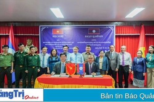 Thống nhất các nội dung hợp tác giữa hai tỉnh Quảng Trị - Sekong