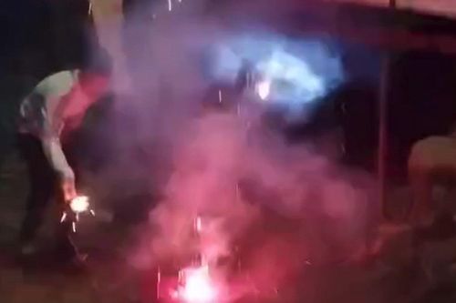 Lai Châu: Xử lý nghiêm nhóm người đốt pháo hoa trong rừng