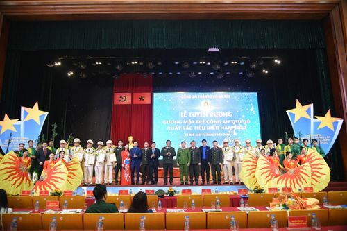 Vinh danh 10 'Gương mặt trẻ Công an Thủ đô xuất sắc tiêu biểu' năm 2023