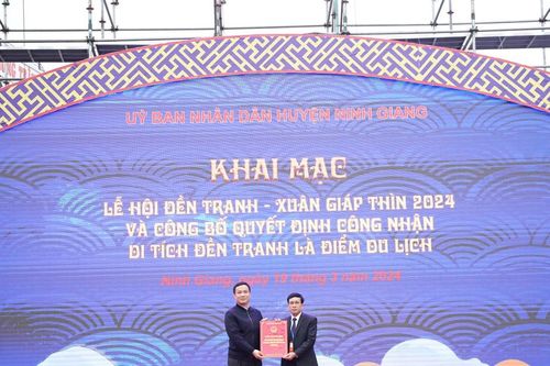 Hải Dương: Đền Tranh được công nhận là điểm du lịch