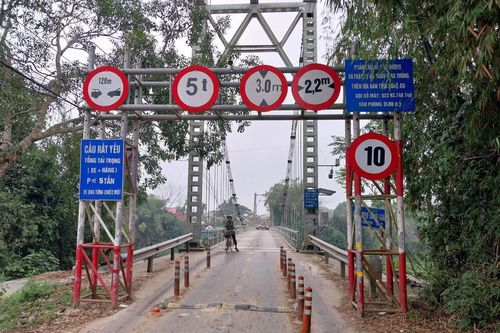 Nguy hiểm rình rập trên những cây cầu treo xuống cấp ở Nghệ An