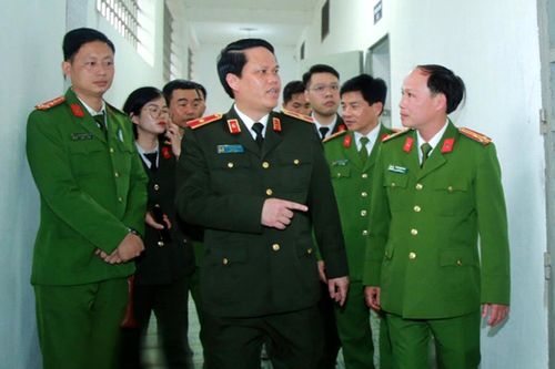 Kiểm tra công tác tạm giữ, tạm giam của Trại Tạm giam Công an tỉnh Nghệ An