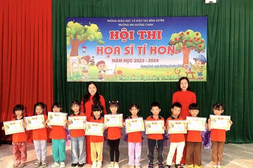 Trường Mầm non Hương Canh đạt chuẩn Quốc gia mức độ 2