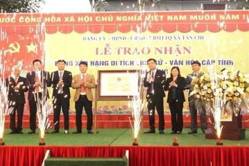 Bắc Ninh: Đình Chi Đống đón nhận bằng di tích lịch sử cấp tỉnh
