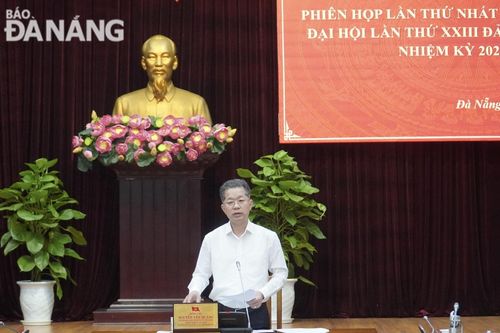 Bí thư Thành ủy Nguyễn Văn Quảng chủ trì phiên họp thứ nhất Tiểu ban Văn kiện Đại hội lần thứ XXIII Đảng bộ thành phố, nhiệm kỳ 2025-2030