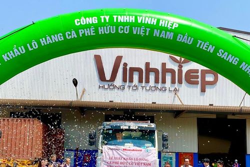 Công ty TNHH Vĩnh Hiệp lần đầu tiên xuất khẩu cà phê organic sang thị trường Nhật Bản