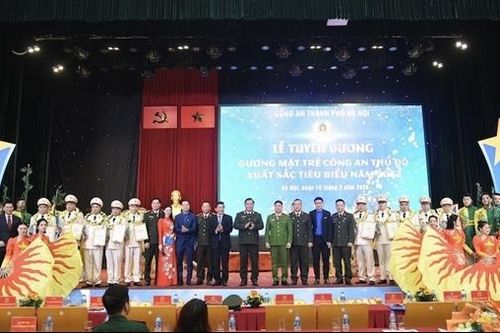 Tuyên dương 10 'Gương mặt trẻ Công an Thủ đô xuất sắc tiêu biểu' năm 2023