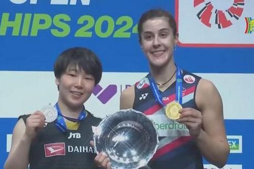 Tay vợt Carolina Marin đăng quang giải cầu lông toàn Anh