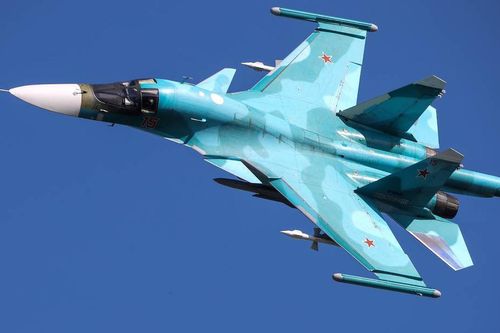 Cận cảnh Su-34 Nga phá hủy sở chỉ huy của Ukraine