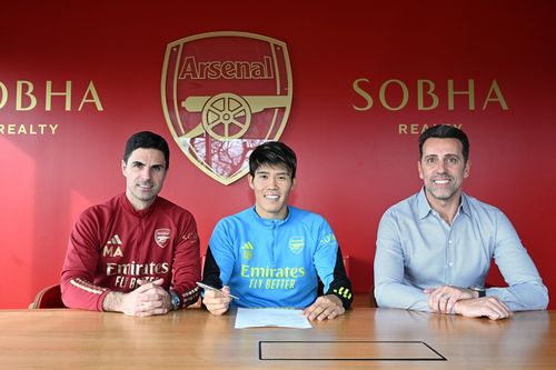 Arsenal nâng lương gấp đôi cho Tomiyasu