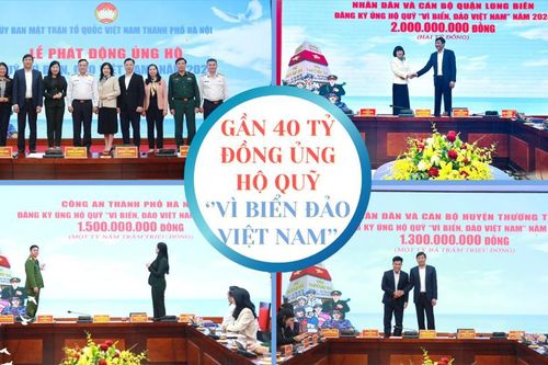 Gần 40 tỷ đồng đăng ký ủng hộ quỹ 'Vì biển đảo Việt Nam' năm 2024