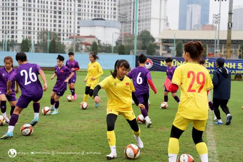 U16 nữ Việt Nam tập trung chuẩn bị thi đấu giao hữu quốc tế