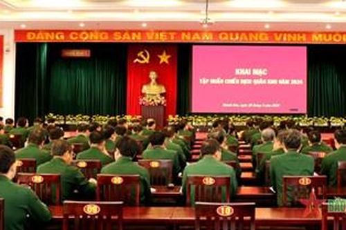 Quân khu 5: Khai mạc tập huấn chiến dịch năm 2024