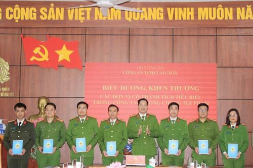 Lai Châu: Biểu dương, khen thưởng nhiều đơn vị có thành tích trong phá án liên quan ma túy