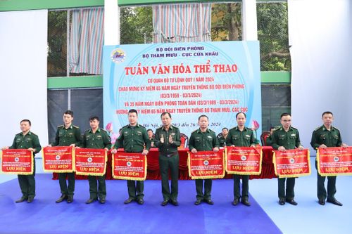 Khai mạc Tuần Văn hóa - Thể thao cơ quan Bộ Tư lệnh BĐBP quý I năm 2024
