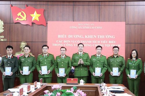Lai Châu: Biểu dương, khen thưởng các đơn vị có thành tích tiêu biểu trong phòng chống tội phạm