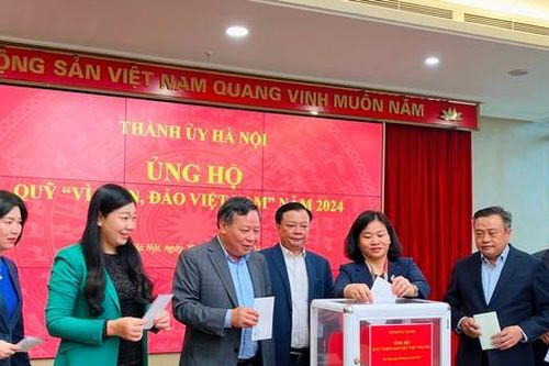 Hà Nội: Gần 40 tỷ đồng ủng hộ Quỹ 'Vì biển, đảo Việt Nam'