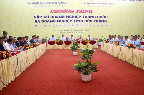 Hơn 50 doanh nghiệp Trung Quốc tìm hiểu đầu tư vào tỉnh Sóc Trăng