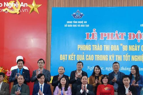 Ngành Giáo dục phát động thi đua '90 ngày quyết tâm đạt kết quả cao trong kỳ thi tốt nghiệp THPT năm 2024'