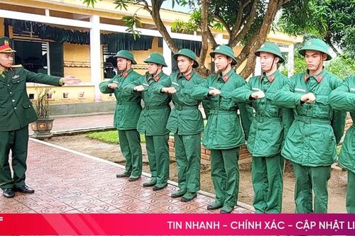 Tân binh yên tâm thực hiện nhiệm vụ tại Trung đoàn 841