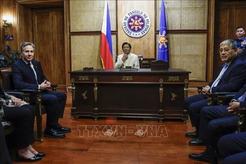 Ngoại trưởng Mỹ hội kiến Tổng thống Philippines
