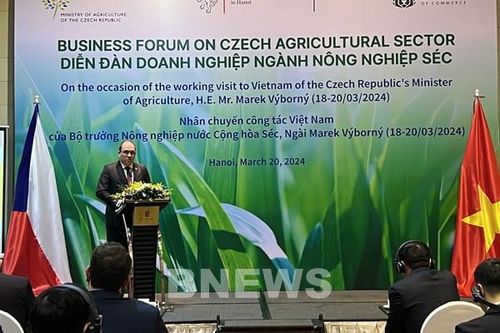 Thúc đẩy hợp tác nông nghiệp giữa Việt Nam và Cộng hòa Séc