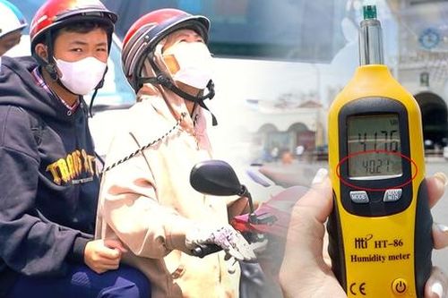 Phát hoảng với nhiệt độ thực tế ngoài trời ở TP.HCM, giữa trưa tia UV cao nhất ở mức rất nguy hại