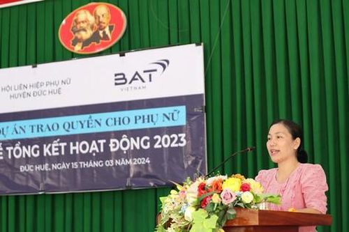 BAT Việt Nam đồng hành cùng phụ nữ khó khăn vươn lên vượt khó
