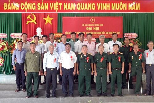 Đại hội điểm tổng kết phong trào thi đua 'Cựu chiến binh gương mẫu' xã Vọng Đông