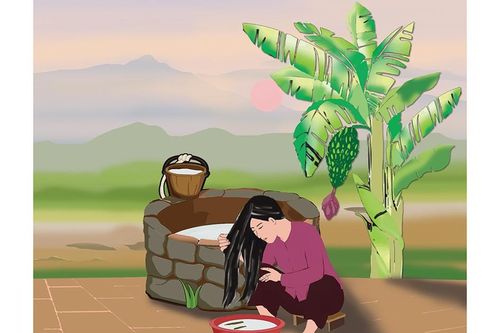 Chiều quê thơm mùi tóc mẹ