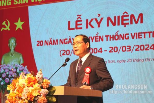 Viettel Lạng Sơn kỷ niệm 20 năm ngày truyền thống