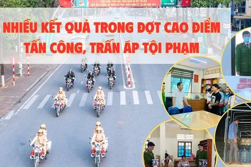 Nhiều kết quả trong đợt cao điểm tấn công, trấn áp tội phạm