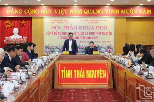 Góp ý vào Đề cương chi tiết Lịch sử Thái Nguyên