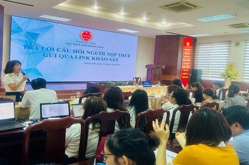 Quảng Ngãi: Gần 300 tổ chức, doanh nghiệp tham gia đối thoại, hỗ trợ quyết toán thuế