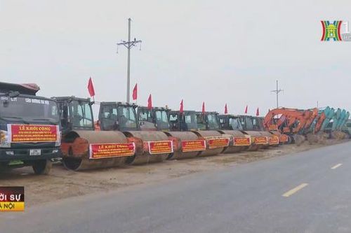 UBND huyện Ứng Hòa khởi công cải tạo tỉnh lộ 426