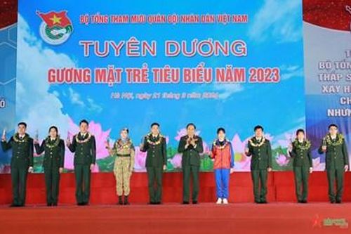 Bộ Tổng Tham mưu Quân đội nhân dân Việt Nam tuyên dương điển hình tiêu biểu trong tuổi trẻ