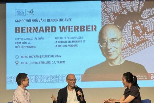 Gặp gỡ nhà văn đương đại nổi tiếng người Pháp Bernard Werber