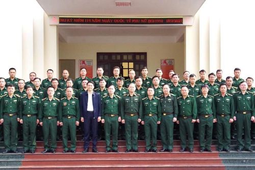 Trung tướng Nguyễn Anh Tuấn thăm, làm việc tại Bộ Chỉ huy BĐBP Lai Châu